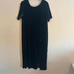 Vintage green Velvet Dress Jacqueline Ferrar